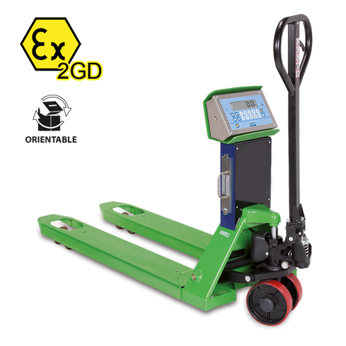 TRANSPALETTE PESEUR ATEX TPW EX 2GD ZONES 1/21 & 2/22